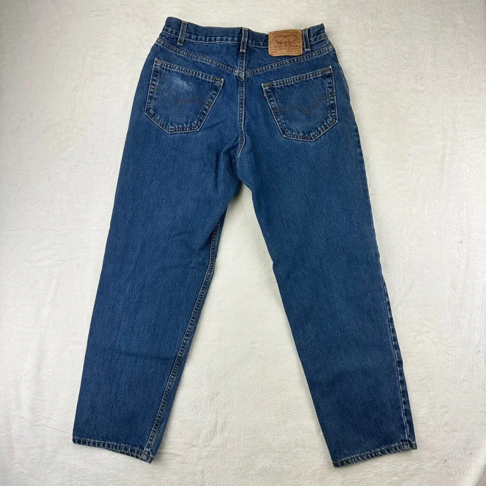 Levi's‎ 550 Jeans Mens 34x30 Blue Relaxed Fit Tapered Leg Denim 100% Cotton VTG